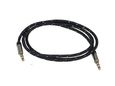 Aura RCA-J11B Кабель миниджек 3,5>3,5 mm, чёрный, 1 метр