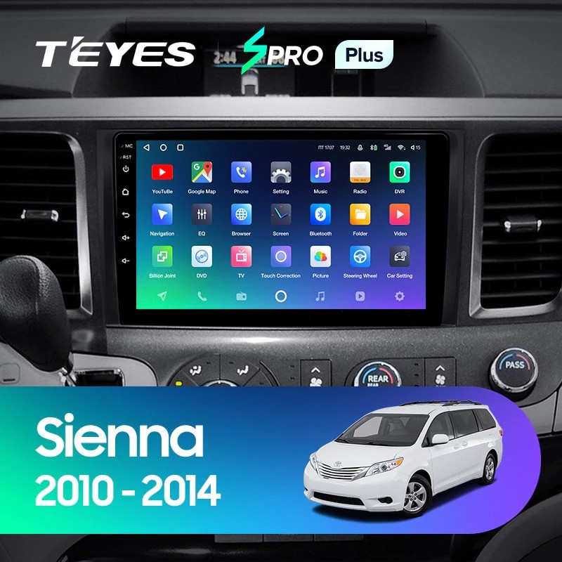 Штатная магнитола Teyes SPRO Plus 3/32 Toyota Sienna 3 XL30 (2010-2014)