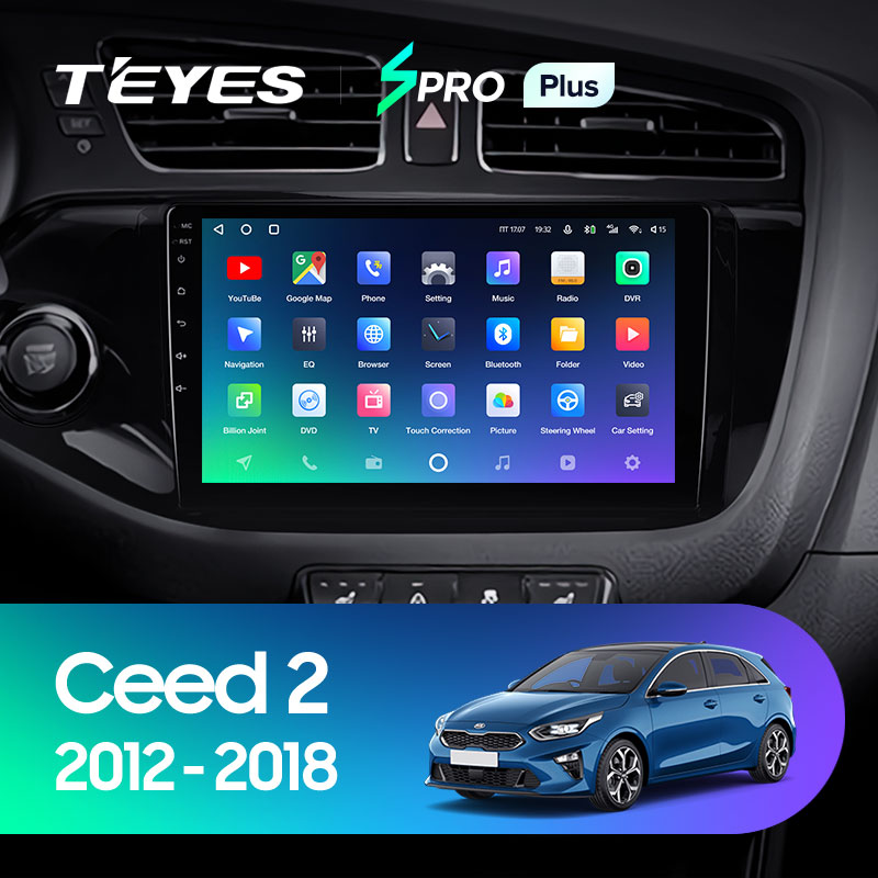 Штатная магнитола Teyes SPRO 4+32G для Kia CEED 2 2012-2018