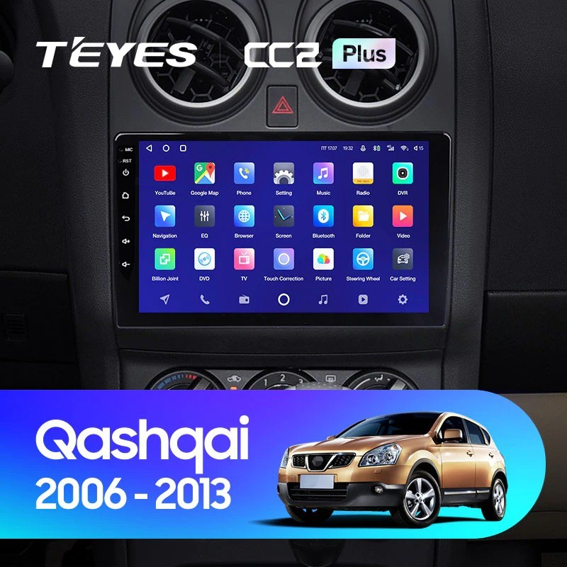 Штатная магнитола Teyes CC2 Plus 3/32 Nissan Qashqai 1 J10 (2006-2013)