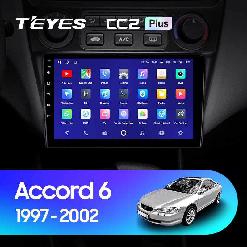 Штатная магнитола Teyes CC2 3+32G для Accord 1997-2002