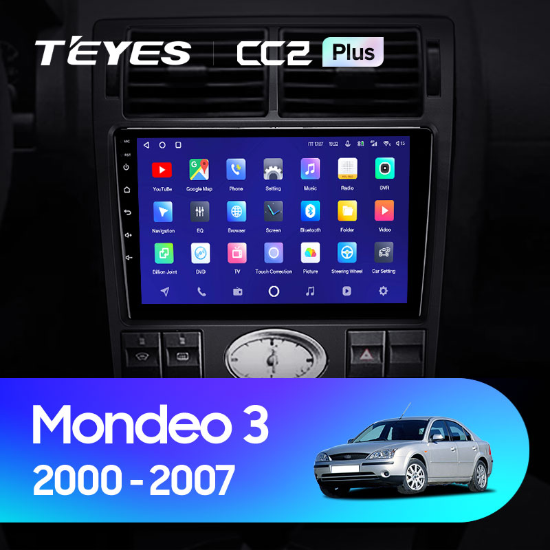 Штатная магнитола Teyes CC2 4+32G для Mondeo 2000-2007