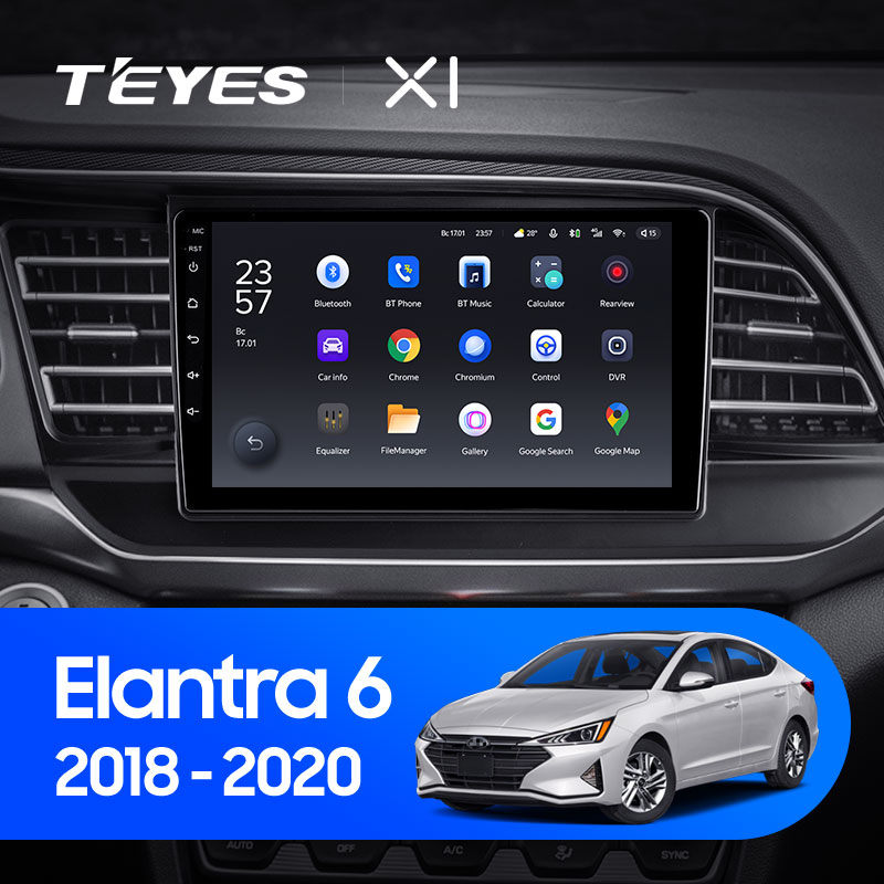 Штатная магнитола Teyes X1 4G 2+32G  для Hyundai Elantra 6 2018-2020 ТИП-B