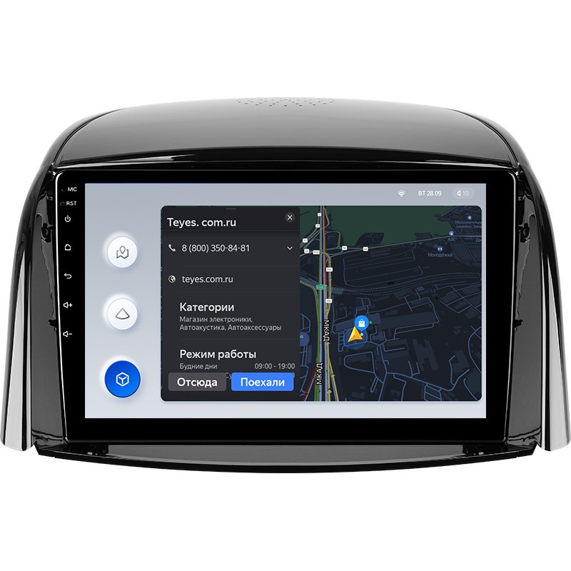 Штатная магнитола Teyes X1 4G 2/32 Renault Koleos (2008-2016)