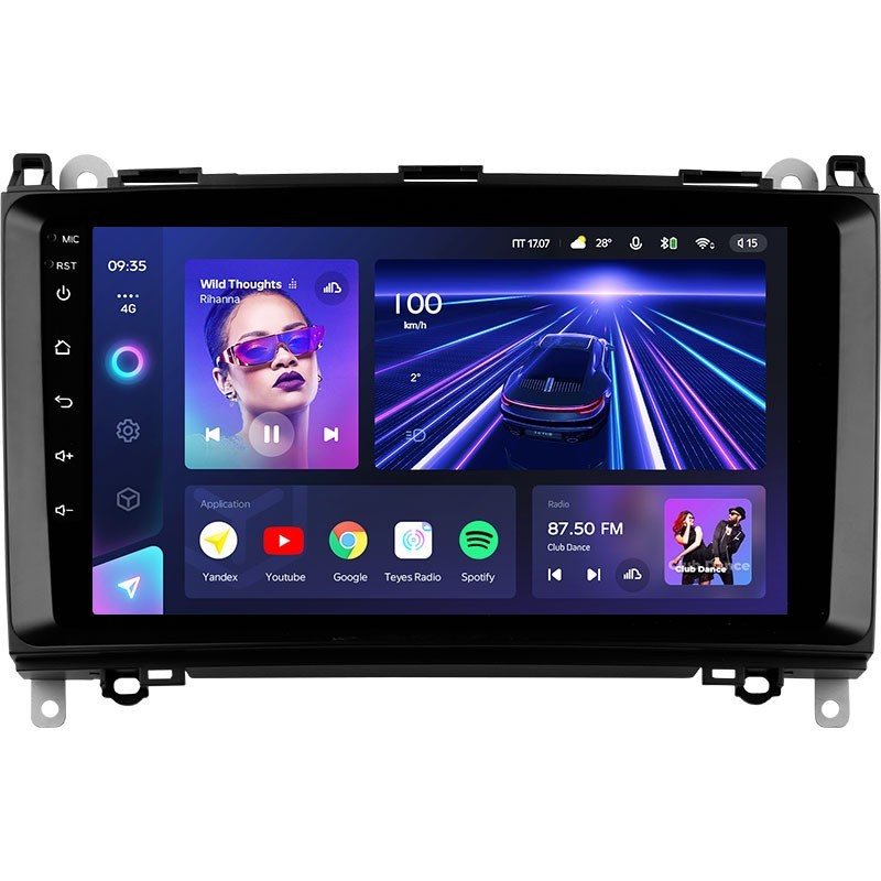 Штатная магнитола Teyes CC3 360 6/128 Mercedes Benz B-Class T245 (2005-2011)