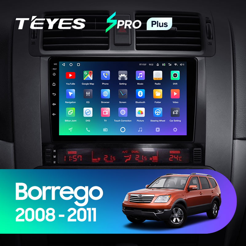 Штатная магнитола Teyes SPRO 3+32G для Mohave 2008-2016 Borrego 2008-2011