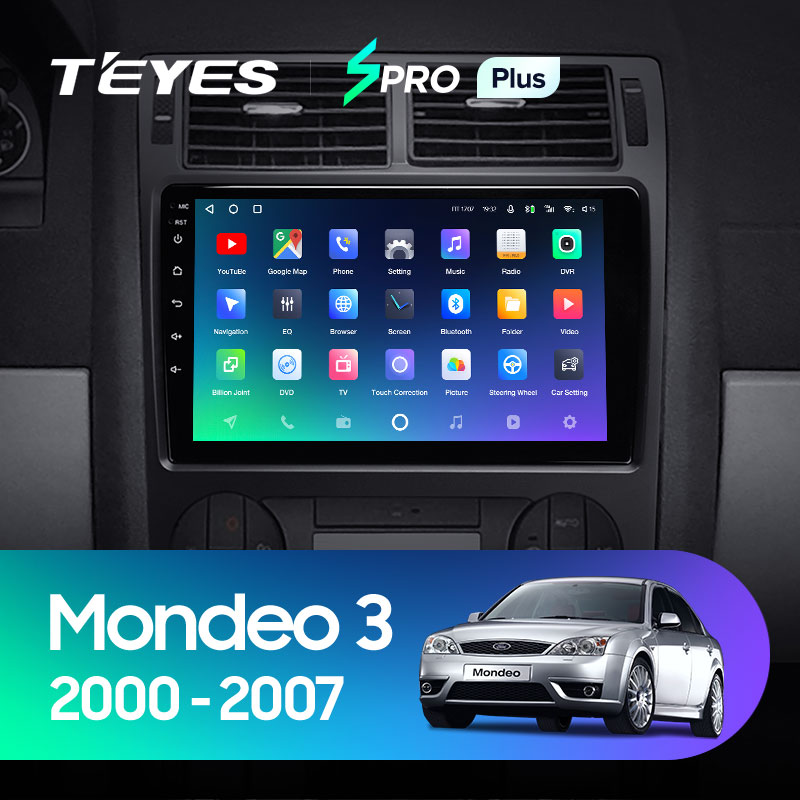 Штатная магнитола Teyes SPRO 4+32G для Mondeo 2000-2007