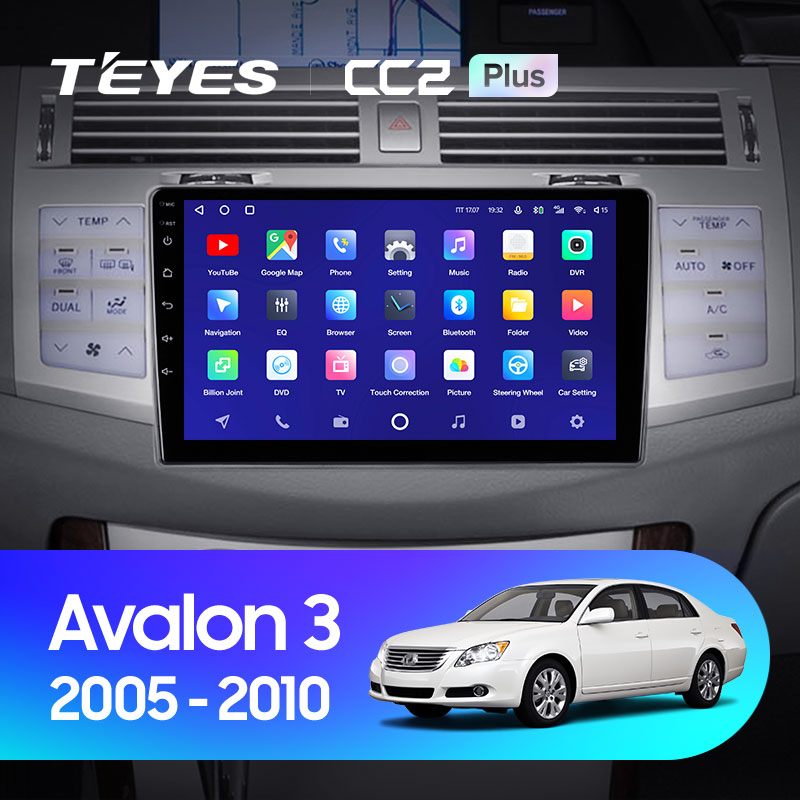 Штатная магнитола Teyes CC2 4+32G для Toyota Avalon 2005-2010