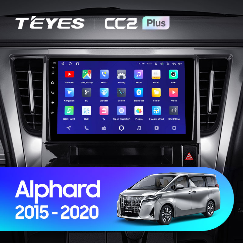 Штатная магнитола Teyes CC2 4+32G для Alphard 2015-2020