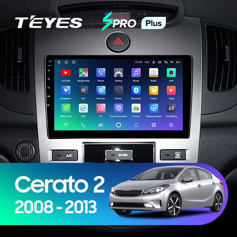 Штатная магнитола Teyes SPRO 3+32G для Kia Cerato 2 Forte 2008-2013