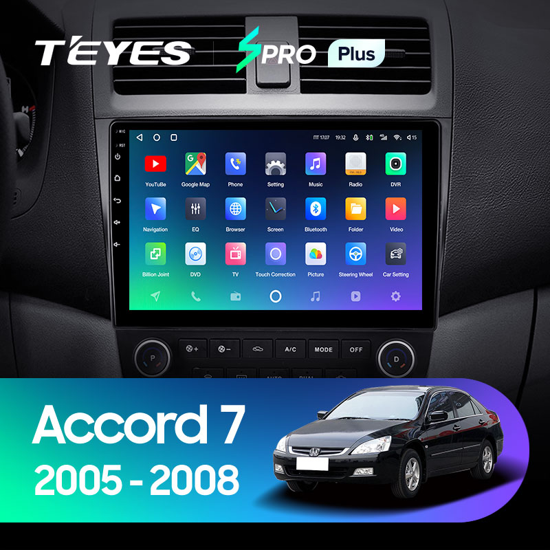 Штатная магнитола Teyes SPRO 4+32G для Accord 2005-2008