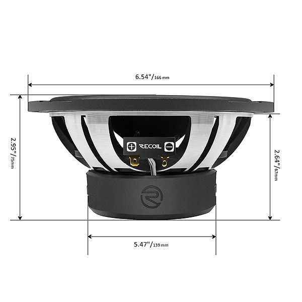 Динамики Recoil Audio Black SPX65