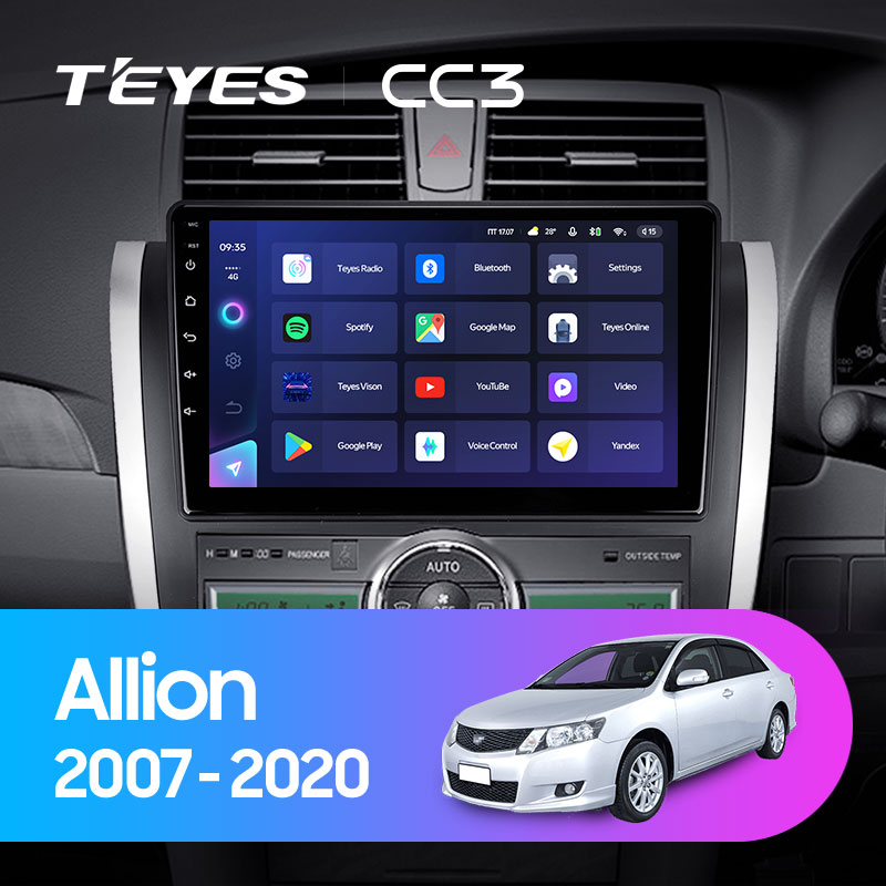 Штатная магнитола Teyes CC3L 4+32G для Allion Premio 2007-2020 Штатная магнитола Teyes CC3L 4+32G для Allion Premio 2007-2020