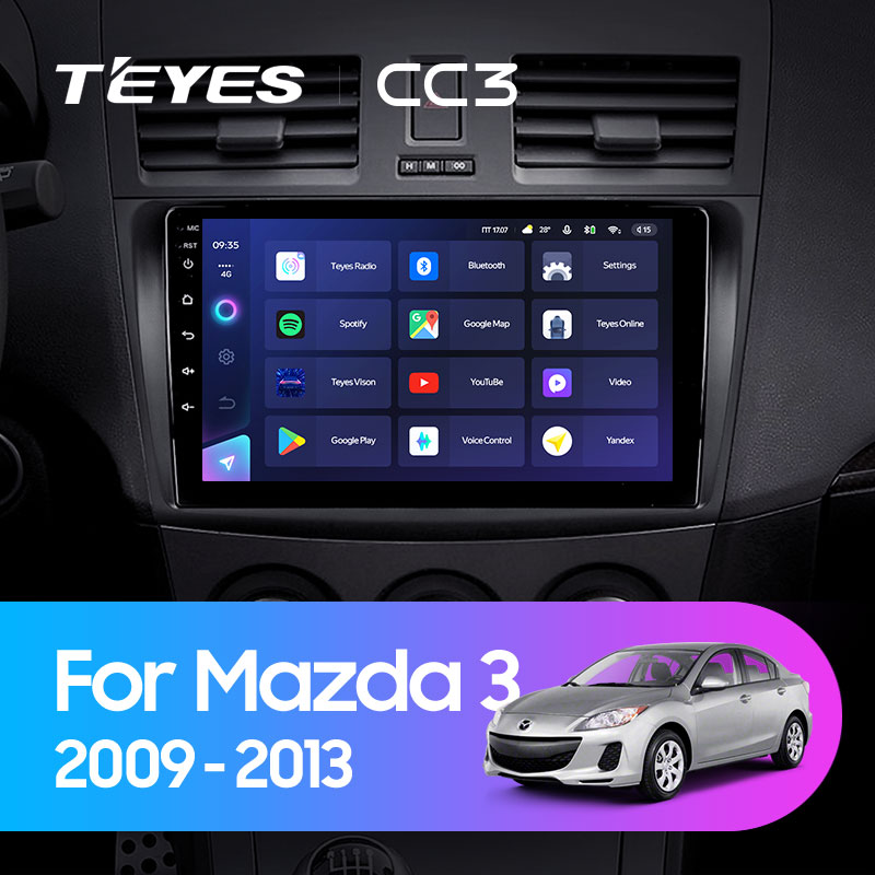 Штатная магнитола Teyes CC3L 4+32G для Mazda3 2009-2013 Штатная магнитола Teyes CC3L 4+32G для Mazda3 2009-2013