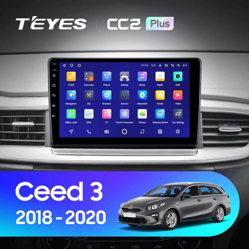 Штатная магнитола Teyes CC2 4+32G для Kia CEED 3 2018-2022