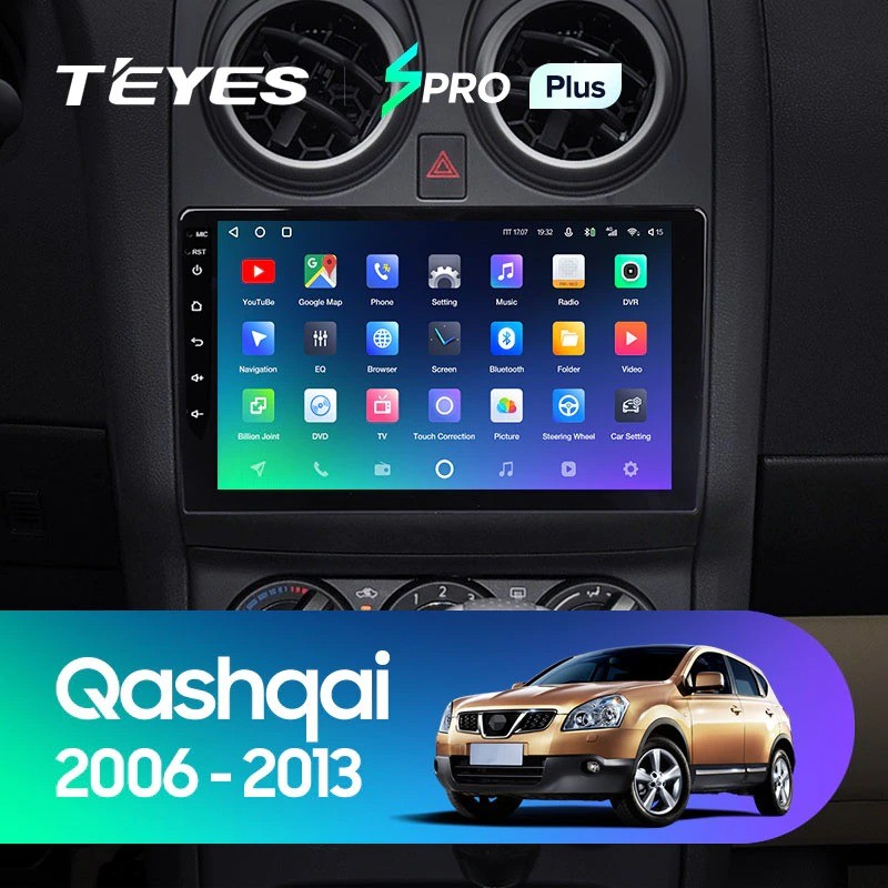 Штатная магнитола Teyes SPRO Plus 3/32 Nissan Qashqai 1 J10 (2006-2013)