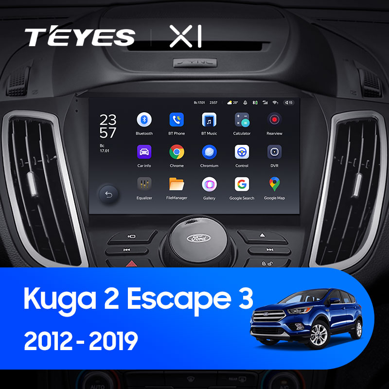 Штатная магнитола Teyes X1 4G 2+32G для Kuga 2012-2019