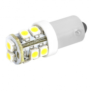 Автолампа диод T8.5 (T4W) 12V 10SMD диод , с цок. 1конт. SKYWAY конус белая  8510 S0820 1223 Автолампа диод T8.5 (T4W) 12V 10SMD диод , с цок. 1конт. SKYWAY конус белая  8510 S0820 1223