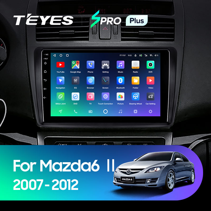 Штатная магнитола Teyes SPRO 4+32G для Mazda6 2007-2012