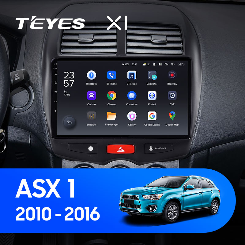 Штатная магнитола Teyes X1 4G 2+32G  для ASX 2010-2016 ТИП-B