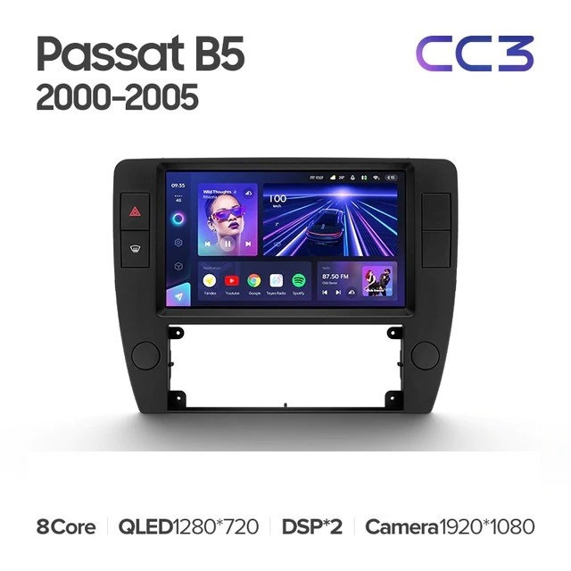 Штатная магнитола Teyes CC3 3/32 Volkswagen Passat B5 (2000-2005)