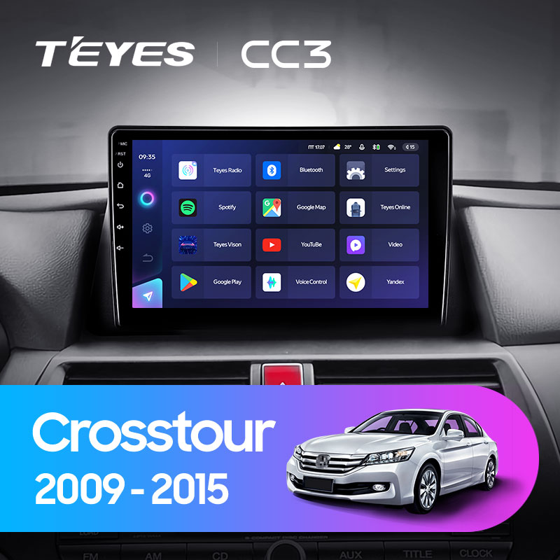 Штатная магнитола Teyes CC3L 3+32G для Crosstour 2009-2015 (Правый руль) Штатная магнитола Teyes CC3L 3+32G для Crosstour 2009-2015 (Правый руль)