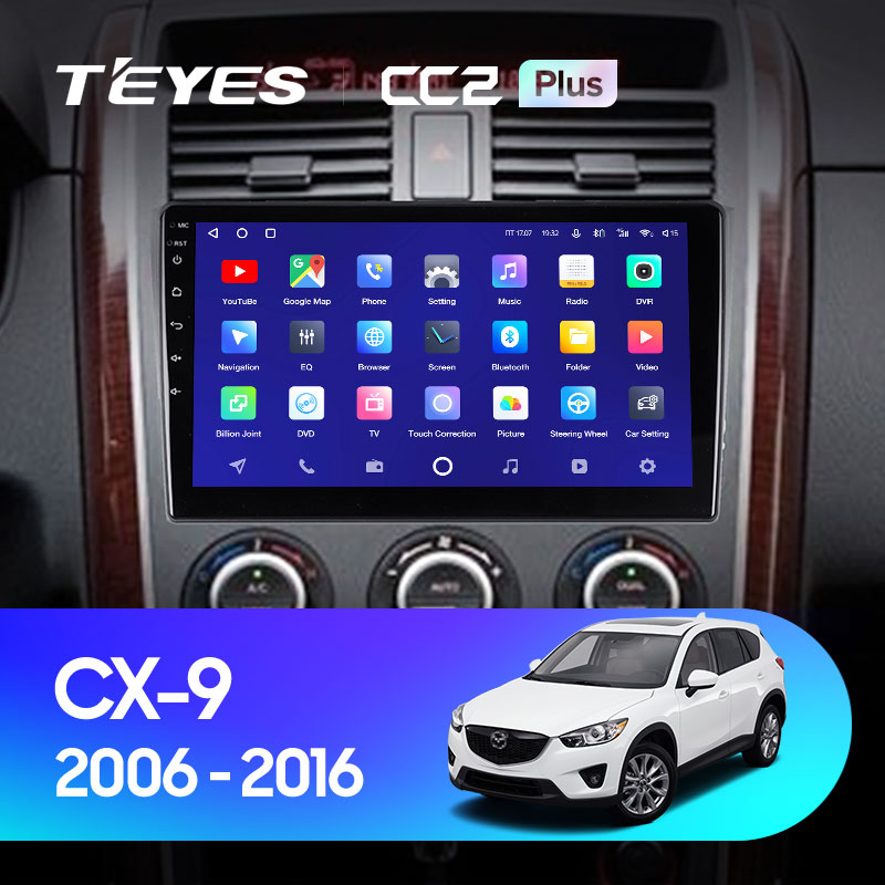 Штатная магнитола Teyes CC2 3+32G для CX-9 2006-2016