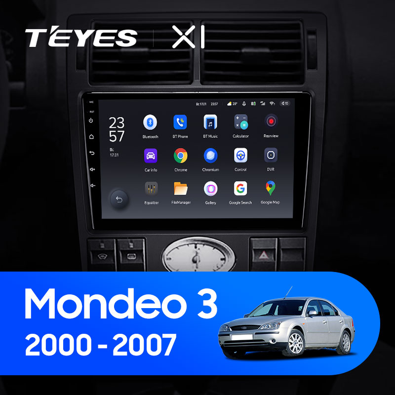 Штатная магнитола Teyes X1 4G 2+32G для Mondeo 2000-2007