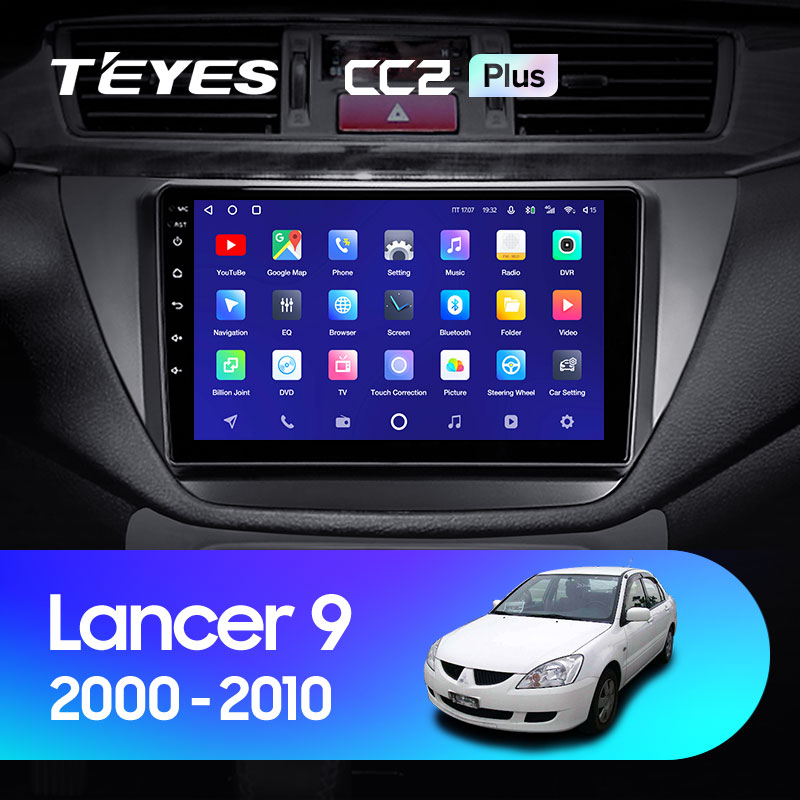 Штатная магнитола Teyes CC2 4+32G для Lancer 2000-2010