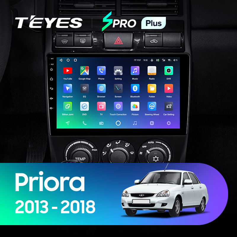 Штатная магнитола Teyes SPRO 4+32G для Priora 2013-2018