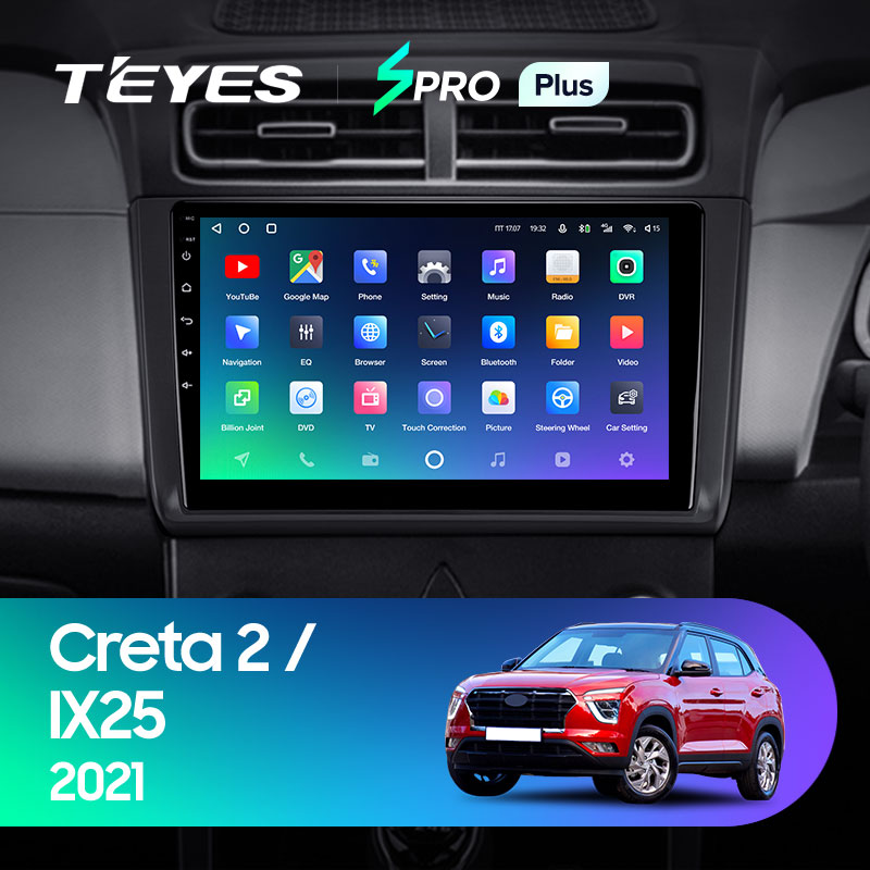 Штатная магнитола Teyes SPRO 4+32G для Hyundai Creta  IX25 2021+