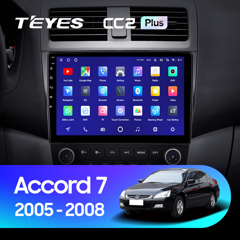 Штатная магнитола Teyes CC2 4+32G для Accord 2005-2008