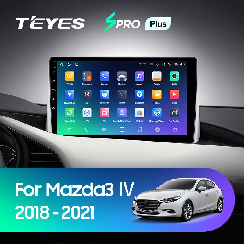 Штатная магнитола Teyes SPRO 4+32G для Mazda3 Axela 2018-2021