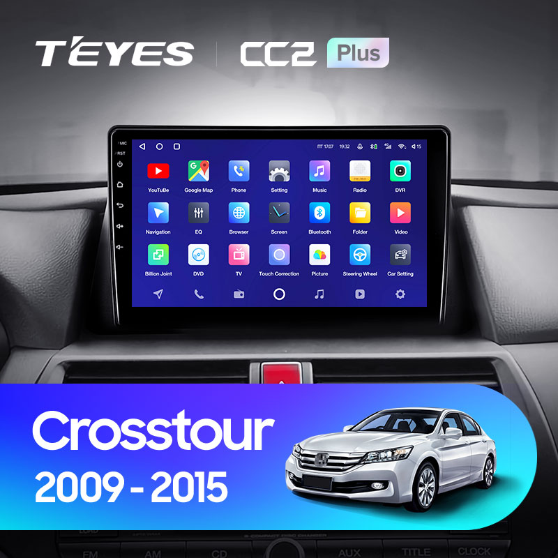 Штатная магнитола Teyes CC2 4+32G для Crosstour 2009-2015 (Правый руль)