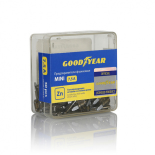 Флажковые пластиковые предохранители GOODYEAR мини 7,5А