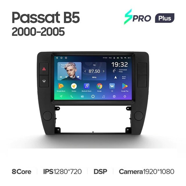 Штатная магнитола Teyes SPRO Plus 6/128 Volkswagen Passat B5 (2000-2005)