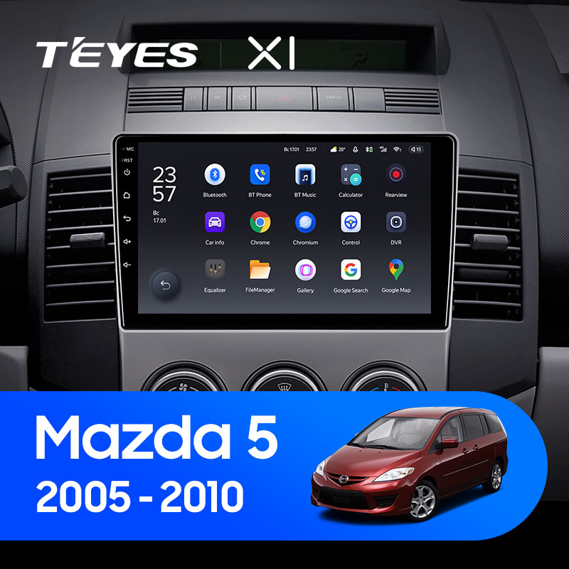 Штатная магнитола Teyes X1 4G 2+32G для Mazda5 Premacy 2005-2010