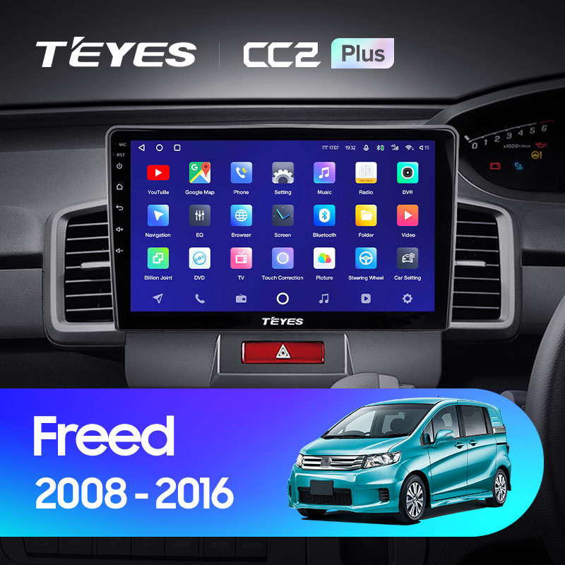 Штатная магнитола Teyes CC2 4+32G для Freed 2008-2016