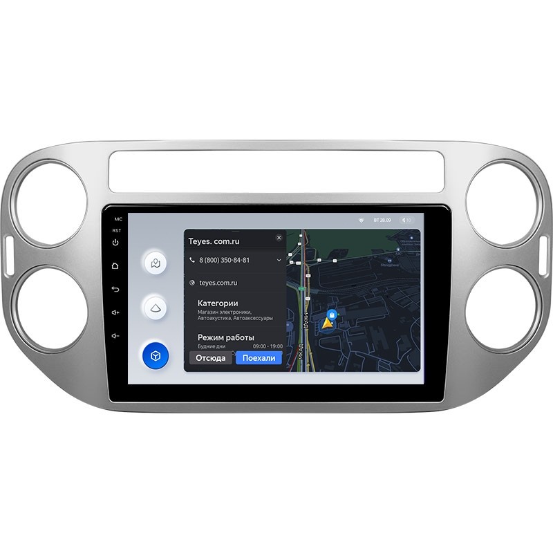 Штатная магнитола Teyes X1 4G 2/32 Volkswagen Tiguan 1 NF (2006-2017)