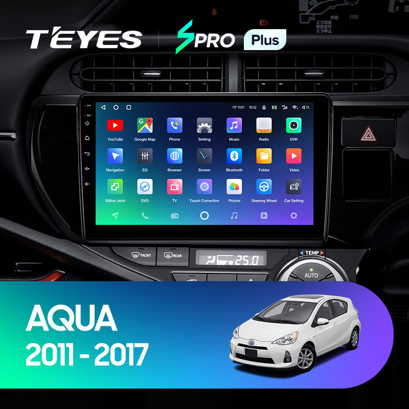 Штатная магнитола Teyes SPRO 3+32G для Aqua 2011-2017
