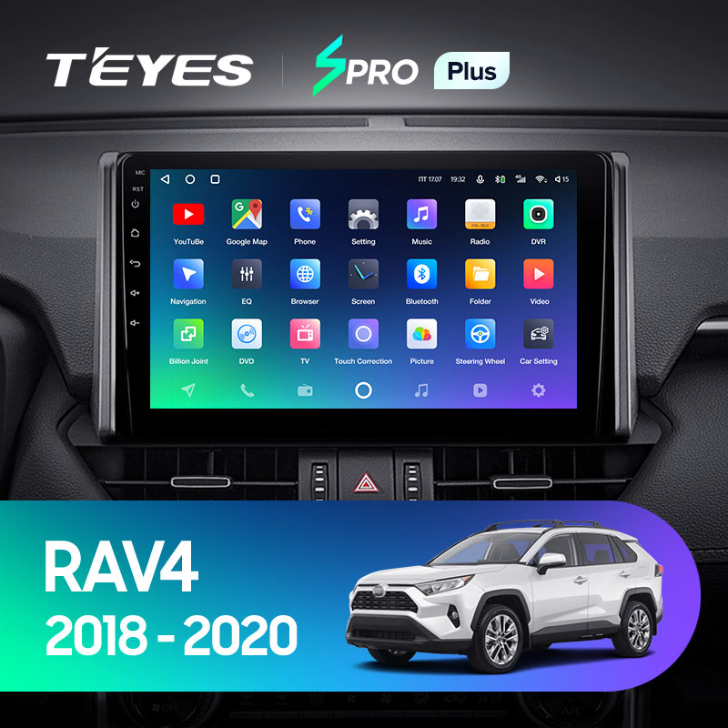 Штатная магнитола Teyes SPRO 3+32G для Toyota RAV4 2018-2020
