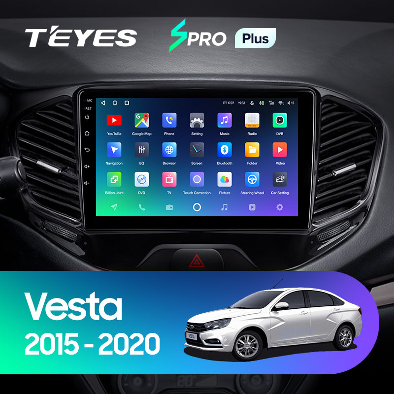 Штатная магнитола Teyes SPRO 3+32G для Vesta 2015-2022