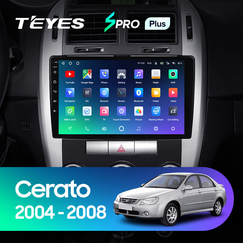 Штатная магнитола Teyes SPRO 4+32G для Kia Cerato 1 2004-2008
