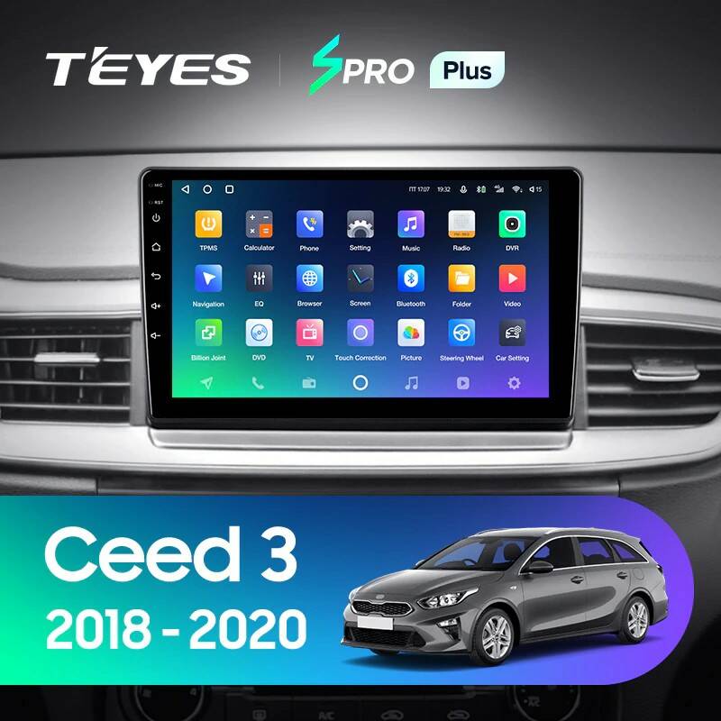 Штатная магнитола Teyes SPRO 3+32G для Kia CEED 3 2018-2022
