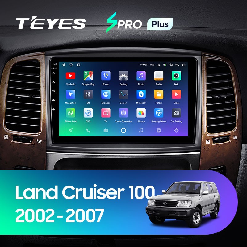 Штатная магнитола Teyes SPRO Plus 3/32 Toyota Land Cruiser LC 100 Тип-B (2002-2007)