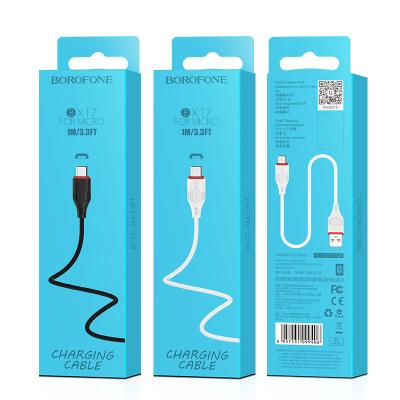 Кабель USB - micro USB 1м BOROFONE BX17 2.4A