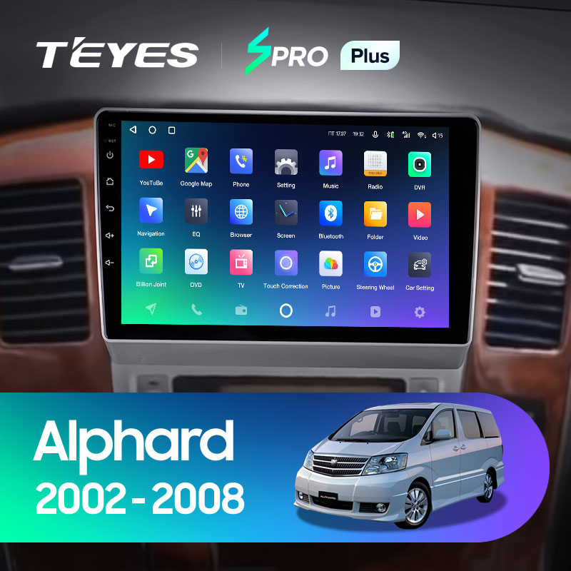 Штатная магнитола Teyes SPRO 3+32G для Alphard 2002-2005