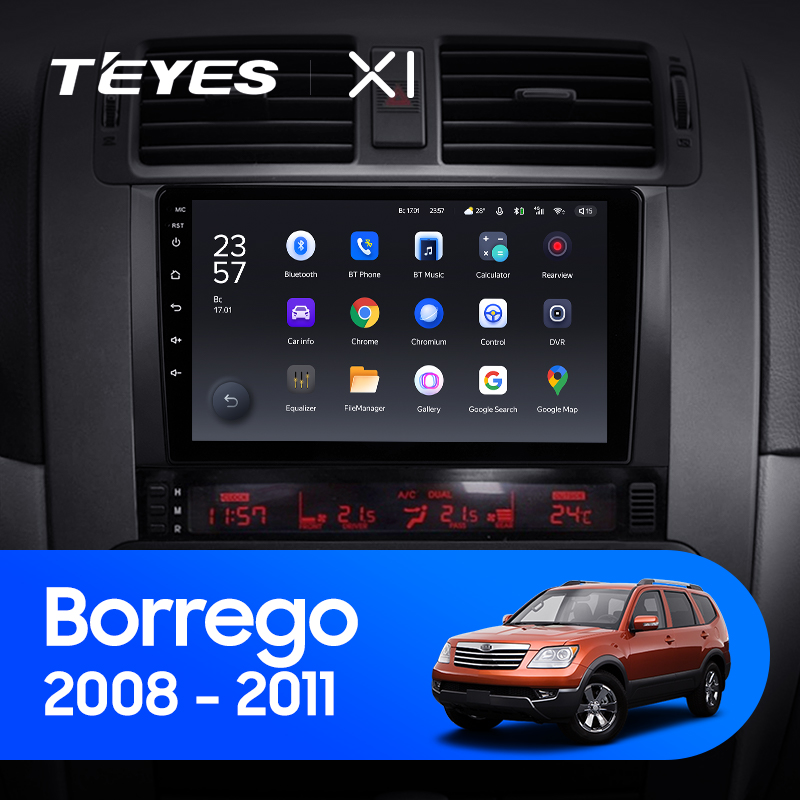 Штатная магнитола Teyes X1 4G 2+32G для Mohave 2008-2016 Borrego 2008-2011