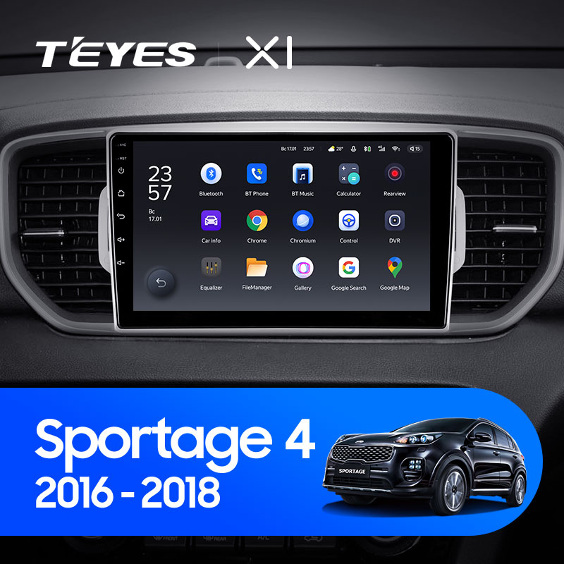 Штатная магнитола Teyes X1 4G 2+32G  для Sportage 2016-2018 ТИП-B