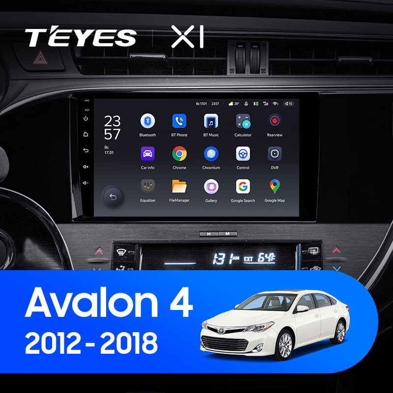 Штатная магнитола Teyes X1 4G 2+32G для Toyota Avalon 2012-2018